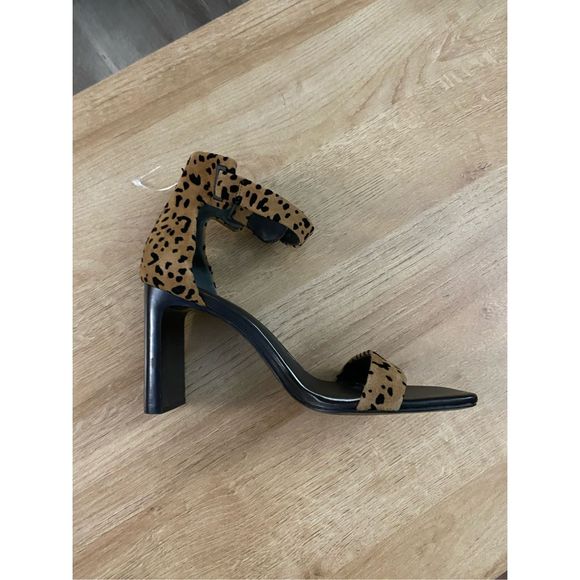 Rag & Bone Ellis Cheetah Print Animal Print Sandals Block Heels Sz 37.5, MP $425 - Picture 11 of 11